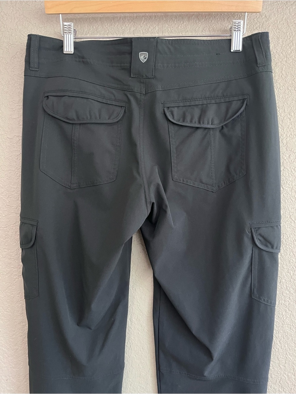 KUHL Freeflex Roll-Up Hiking Pants Koal Size 8 Reg 6326 Cargo Convertible - Picture 11 of 16